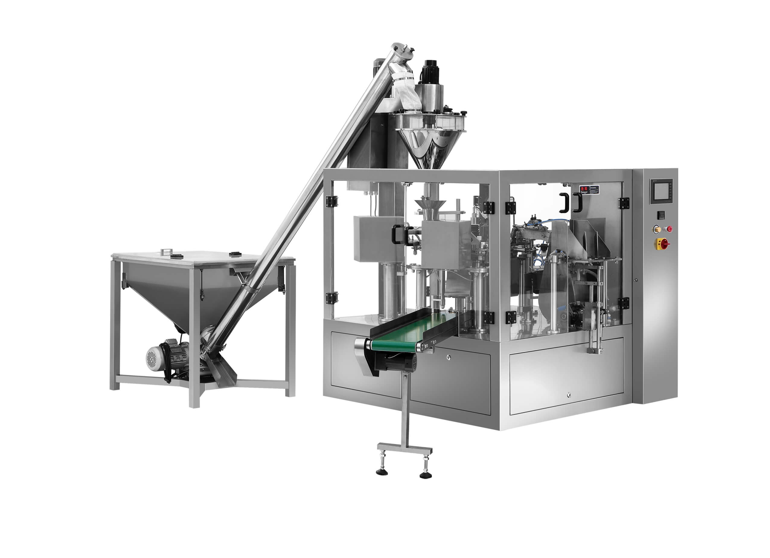 Automatic Stand Up Pouch Filling Sealing Machine For Powder Buy Product On Tianjin Fly Changbo